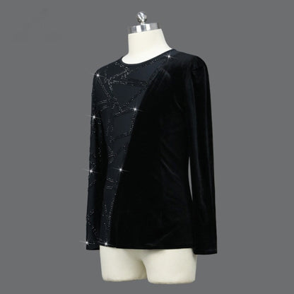 Velvet Latin Dance Shirt
