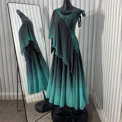 Rhinestone Smooth Dress 