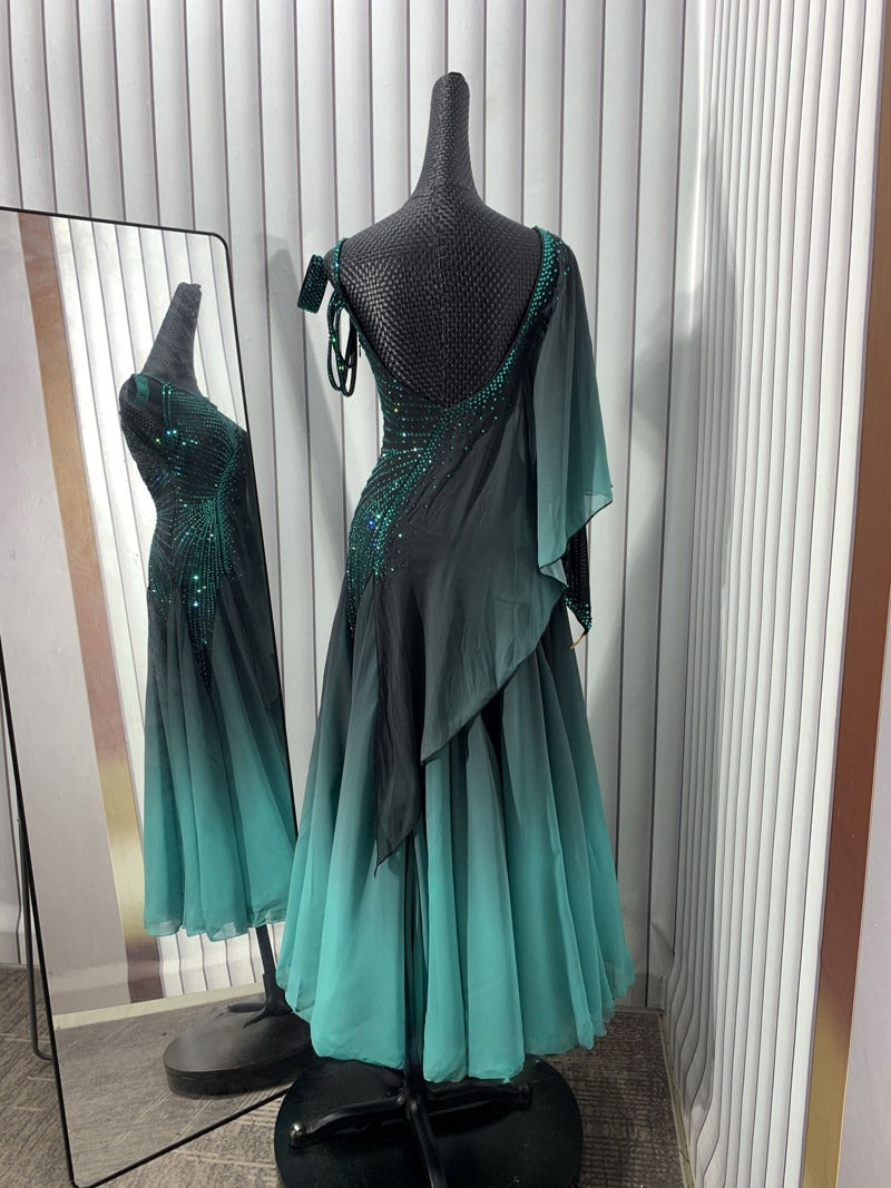 Rhinestone Smooth Dress 