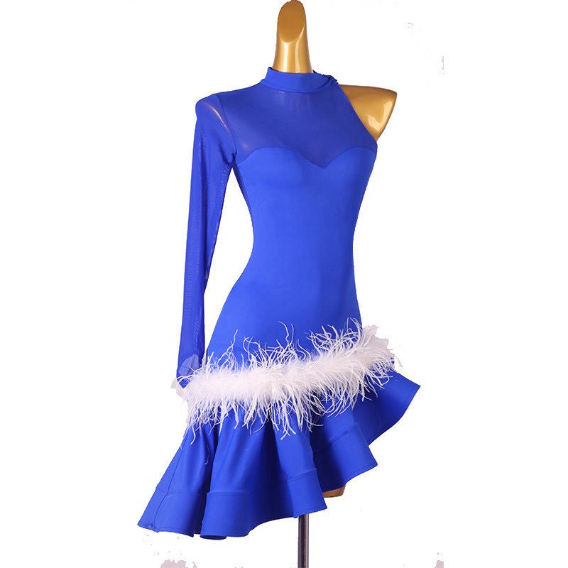Fiesta Flame Red Latin Dress | LQ333Dance Dressing