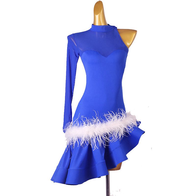 Fiesta Flame Red Latin Dress | LQ333Dance Dressing
