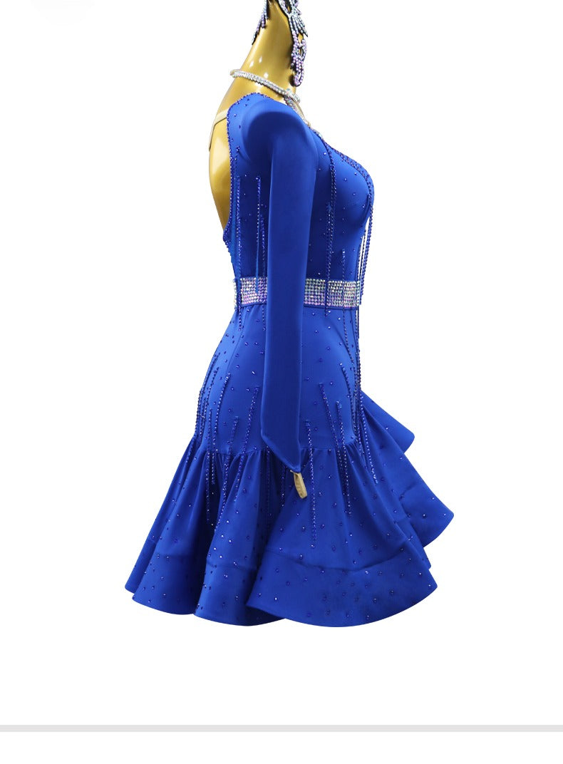 Latin Dance Dress | Custom - Made | QY40Dance Dressing