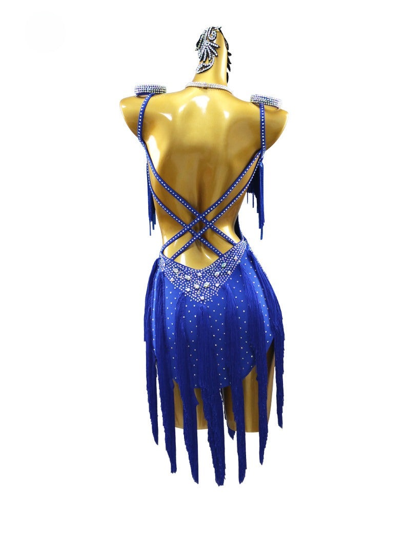 Latin Dance Dress | Custom - Made | QY12Dance Dressing