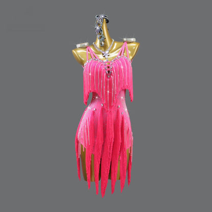 Latin Dance Dress | Custom - Made | QY12Dance Dressing