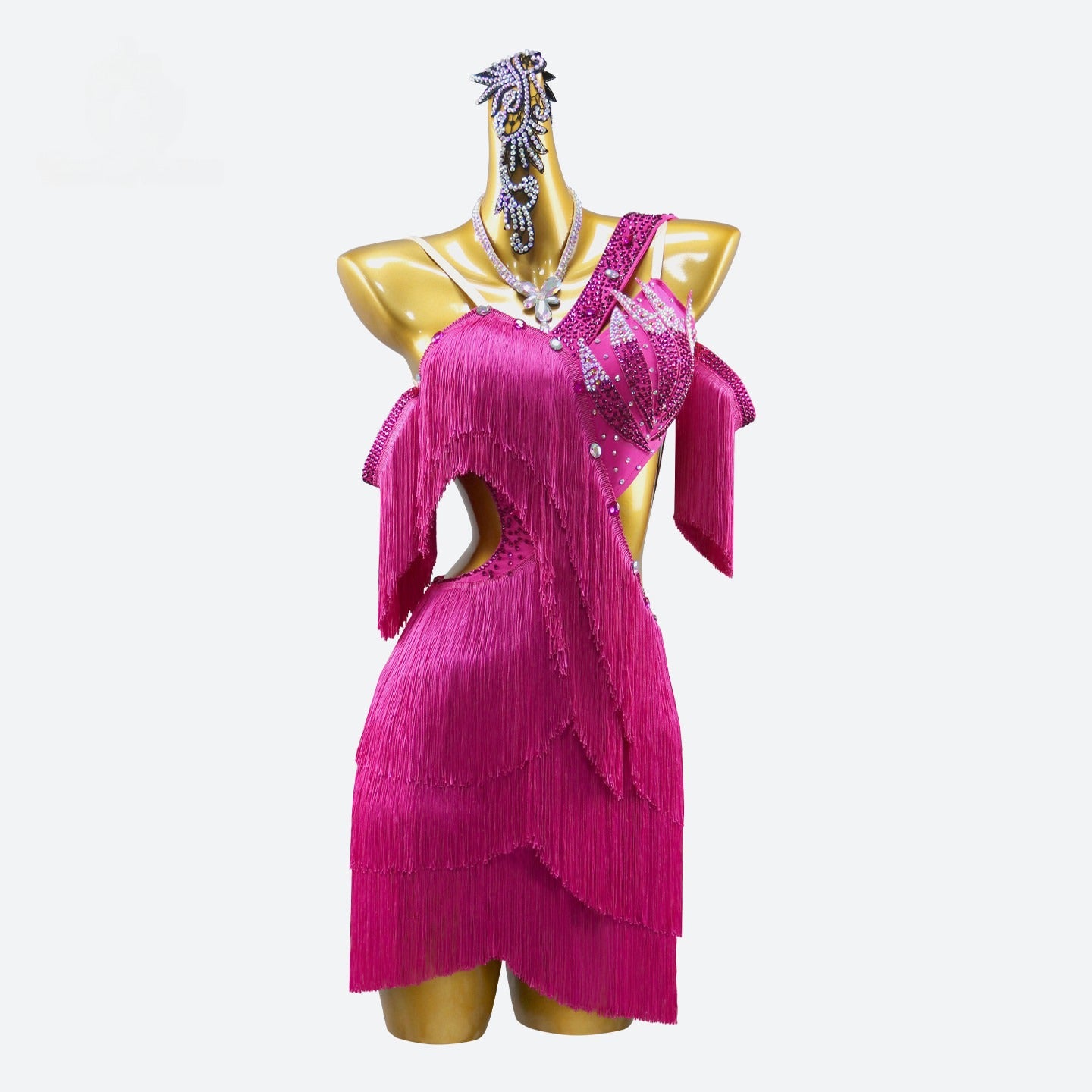 Sway of the Sea | Latin Competition Dress | QY103