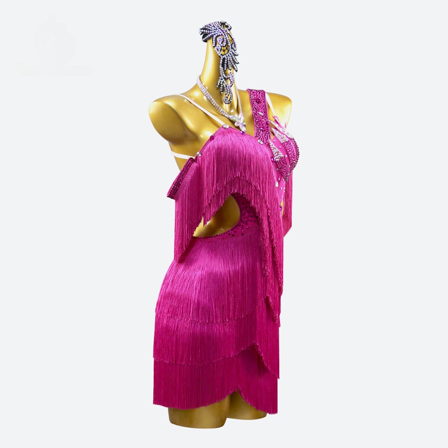 Sway of the Sea | Latin Competition Dress | QY103