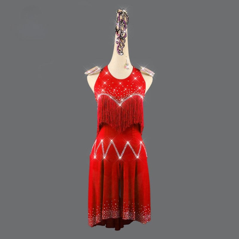 Crimson Flame Dress | QY75