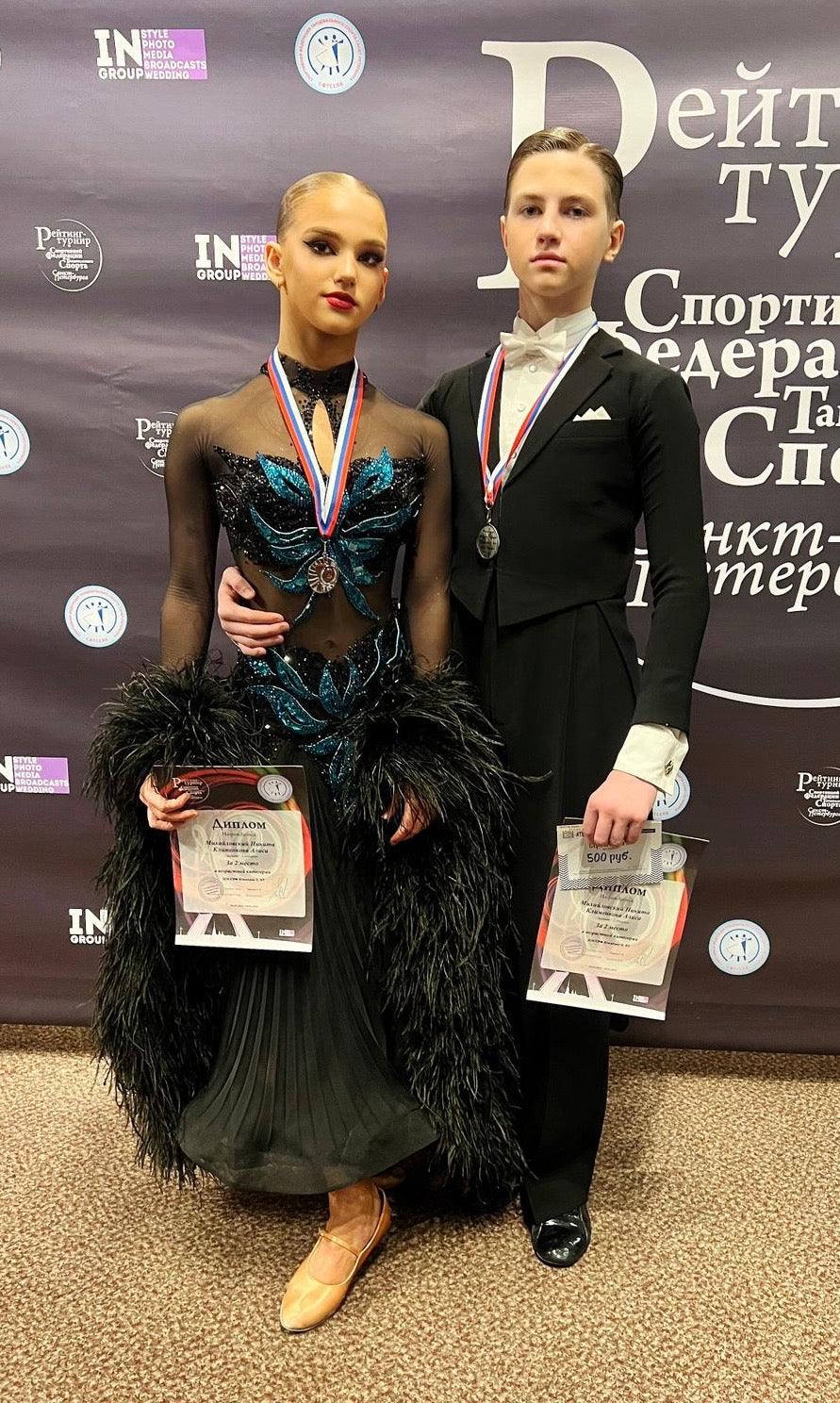 ballroom black dress Latin Ballroom Dancewear