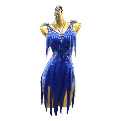 Latin Dance Dress | Custom - Made | QY12Dance Dressing