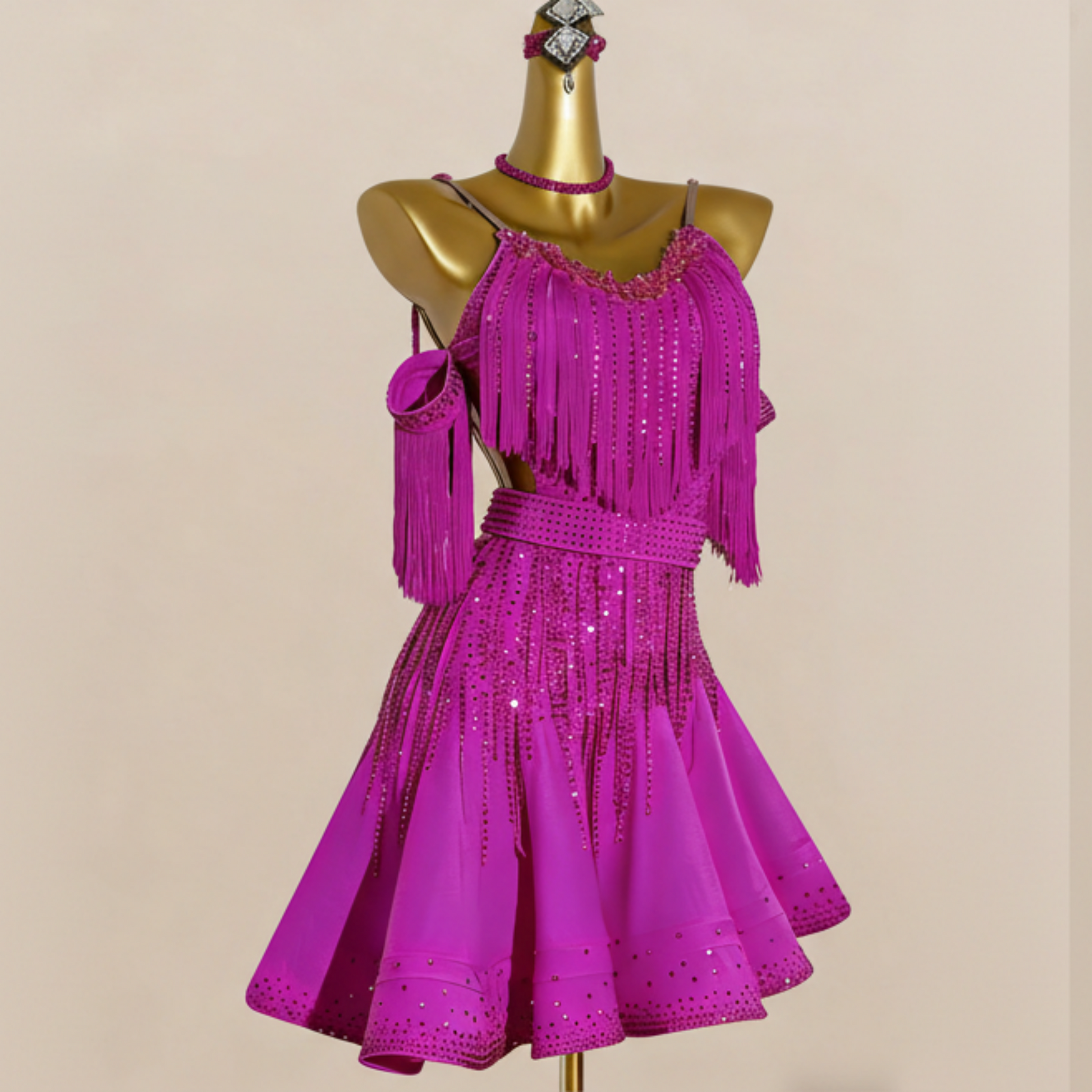 Latin Dance Dress For Woman