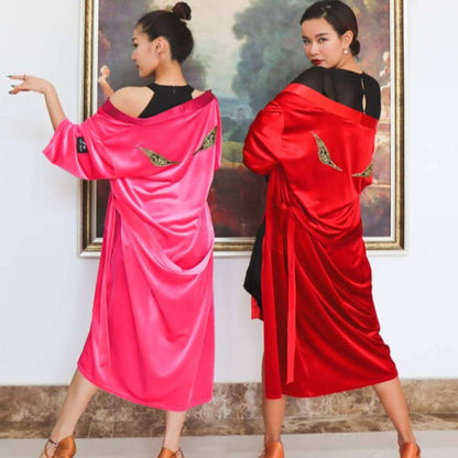 Practice Black/Pink/Orange/Red/Green Unisex Latin Dancewear Coat (dancewear, practice wear) 430
