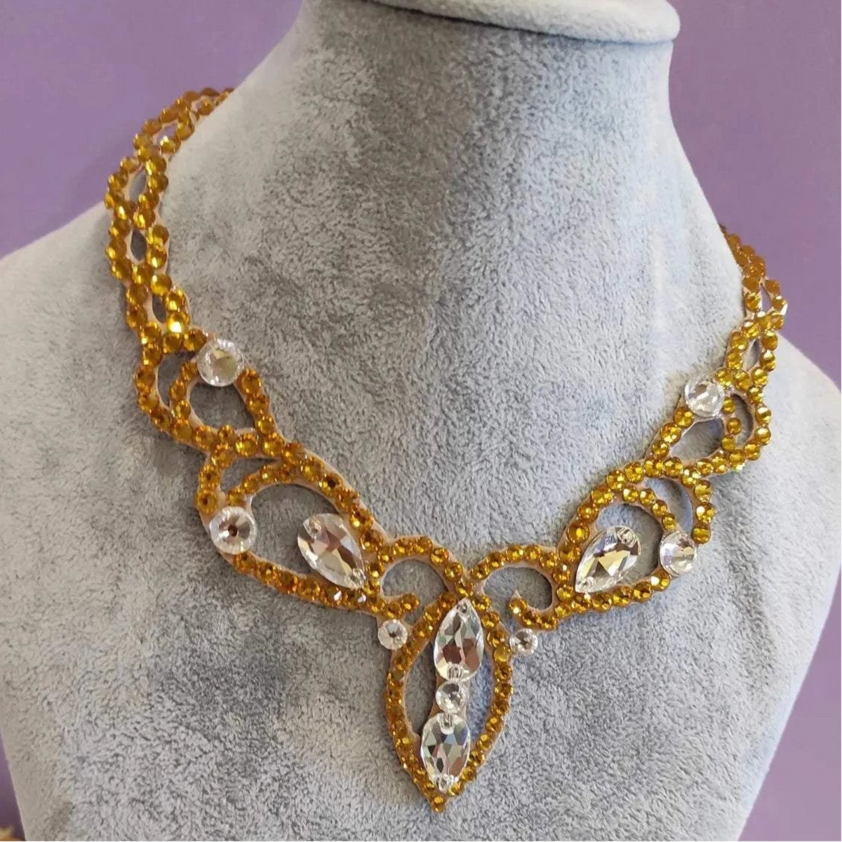 Splendor Necklace Structured Splendor Necklace | Dance Dressing | Necklaces – DDressing ...