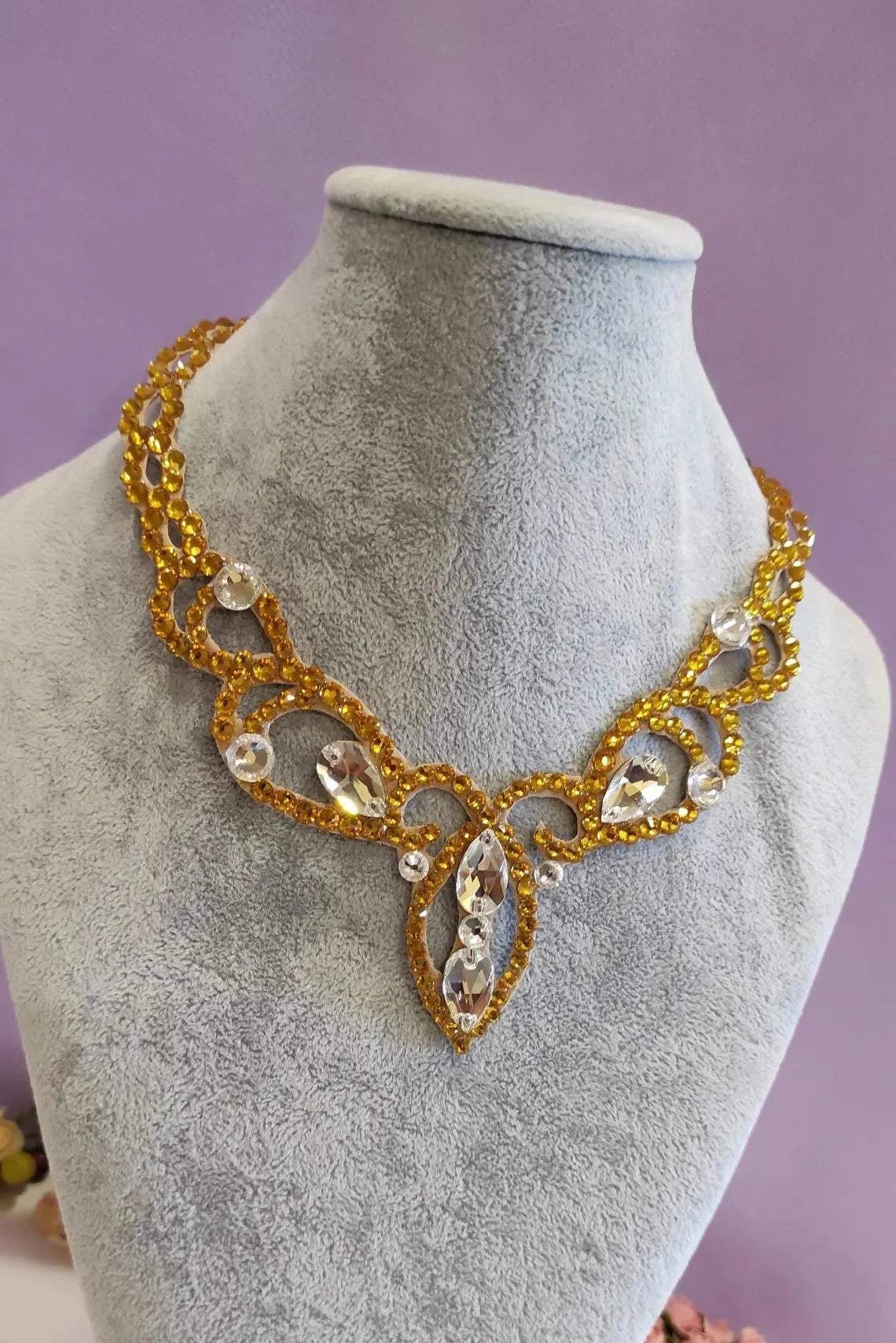 Splendor Necklace Structured Splendor Necklace | Dance Dressing | Necklaces – DDressing ...