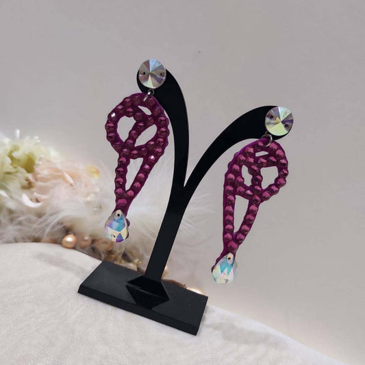 Electric Orchid Earrings