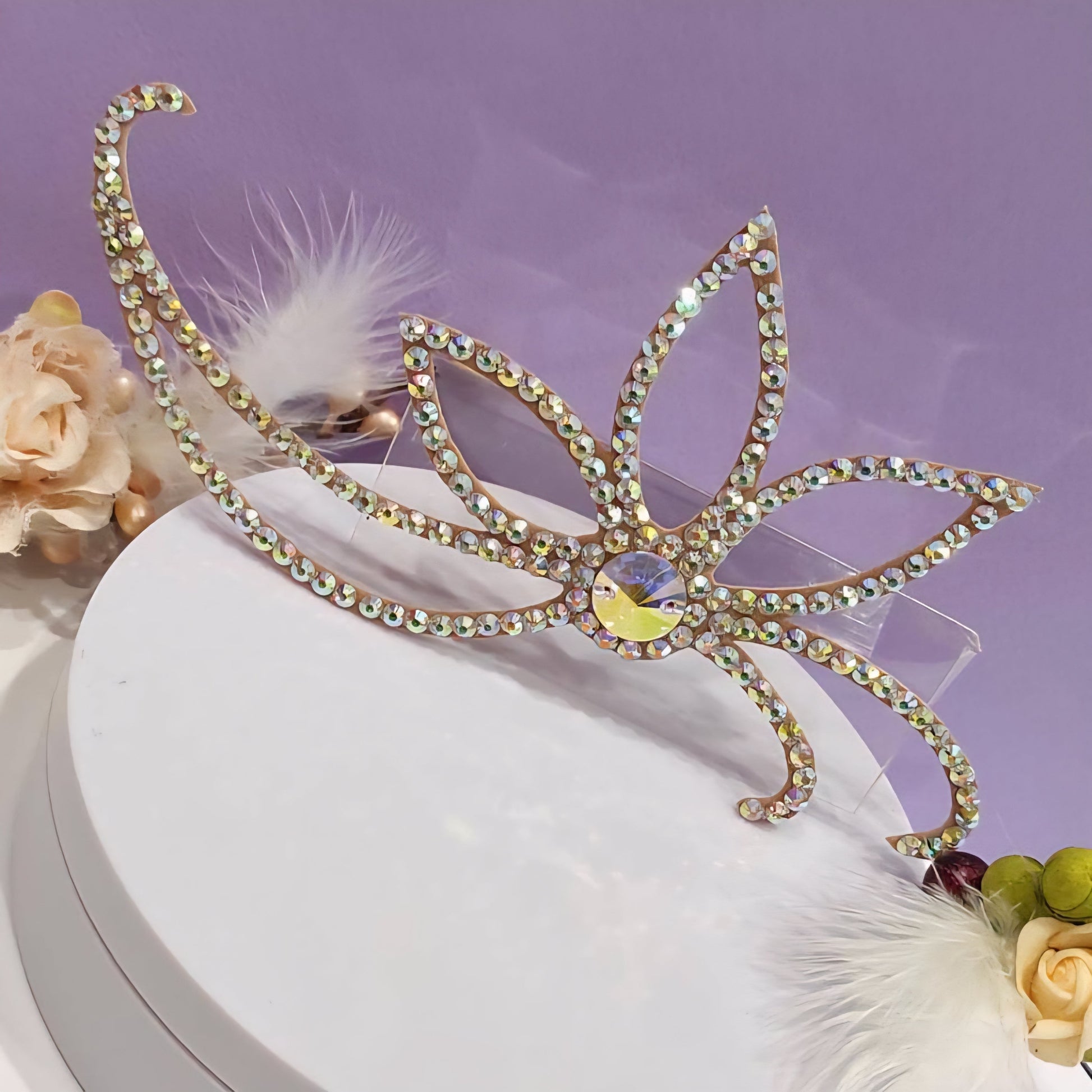 Luxe Floral Accent Hairpiece