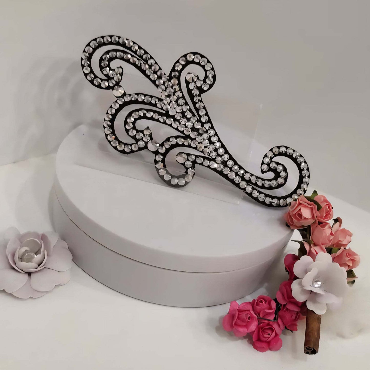 Midnight Glitz Hairpiece
