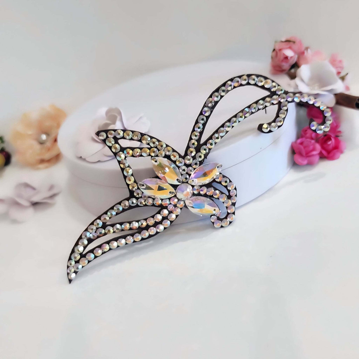 Crystal Butterfly Hairpiece