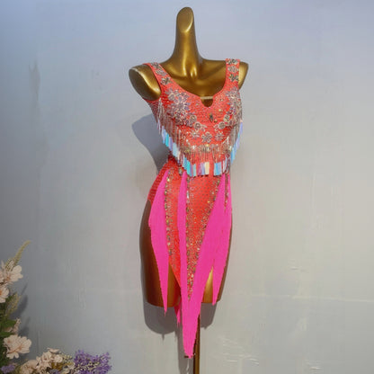 Latin Dance Dress For Competition