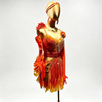 Crystal Latin Dress