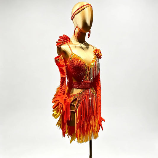Crystal Latin Dress