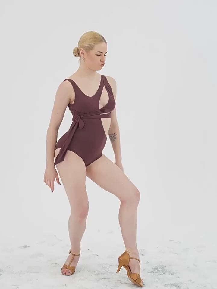 Latin Dance Practice Wear Leotard