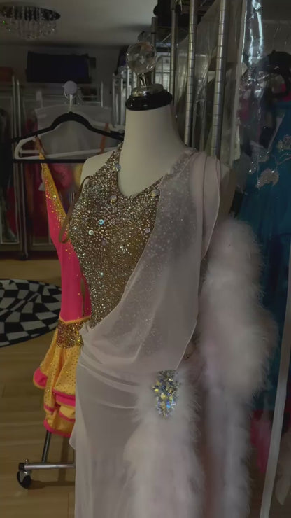 Beautiful Pink Latin Dress