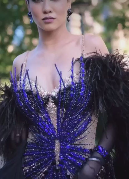 Dazzling Midnight Elegance by Savich Art