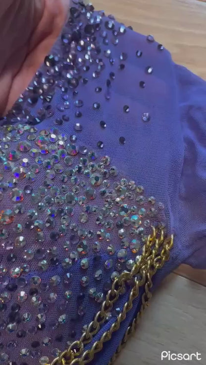 Grand Amour Dress | Purple Twilight