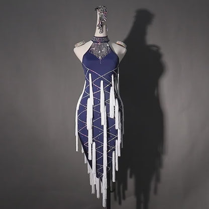 Latin Dance Dress | Custom - Made | QY42