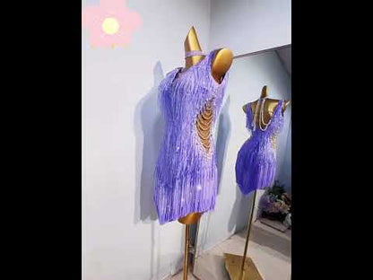 The Art of Fluidity | Competition Latin Dress | DC189