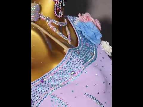 Purple Latin Dance Wear