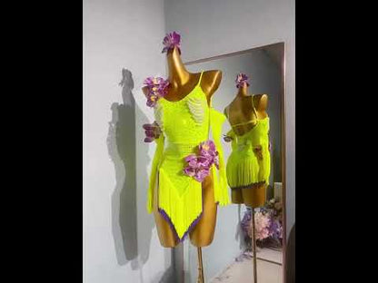 Orchid Flame | Latin Dress For Sale | DC191