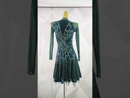 Silent Lagoon | Latin Competition Dress | DSC_7981
