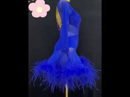 Dance in Full Bloom | Latin Competition Dress | DC156