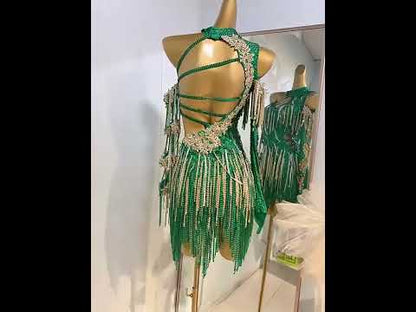 Exotic Beauty Under the Spotlight | Competition Latin Dress | DC243