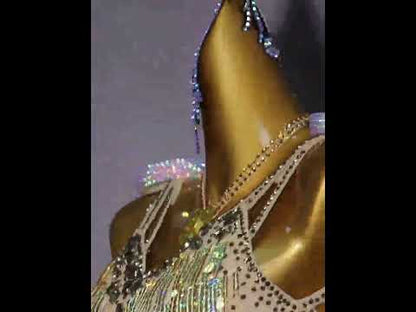 The Shape of Boldness | Online Latin Dress | QY105