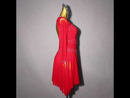 Custom Embellished Latin Dress