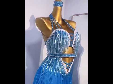 Blue Latin Dress