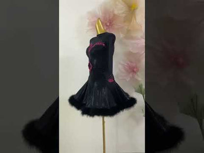 Where Fire Meets Elegance | Latin Dress For Sale | DC187