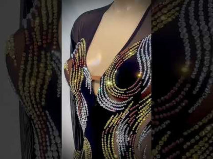 Phoenix Noir | Latin Competition Dress