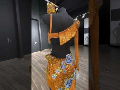A Blooming Latin Fantasy | Dance Dress For Woman
