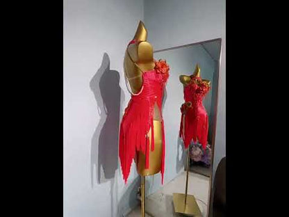 The Rose of Rhythm | Latin Dance Dress | DC229
