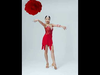 Power Wrapped in Elegance | Girls Latin Dress | DC208