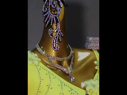 Crystal Bloom | Custom Latin Dress | QY84
