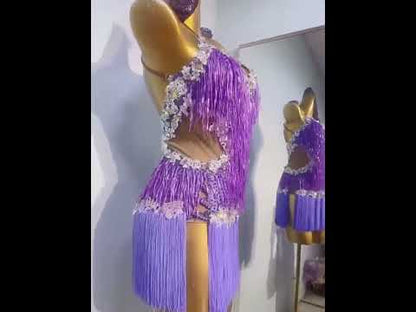 Fringe, Sparkle, Power | Latin Dress For Girls | DC194