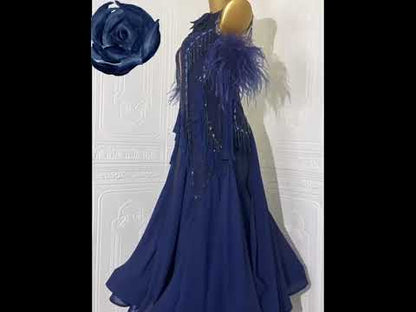 A Rose in Motion | Ballroom Dress For Competition | DC288