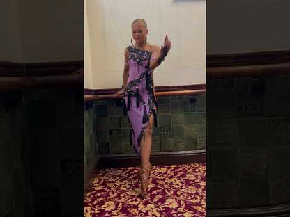 Eclipse in Lavender | Luxury Latin Dance Dress