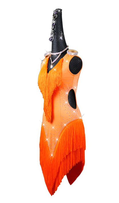 Latin Dance Dress | Custom - Made | QY54Dance Dressing