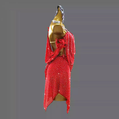 Crystalline Restraint | White Latin Dress For Sale | QY95