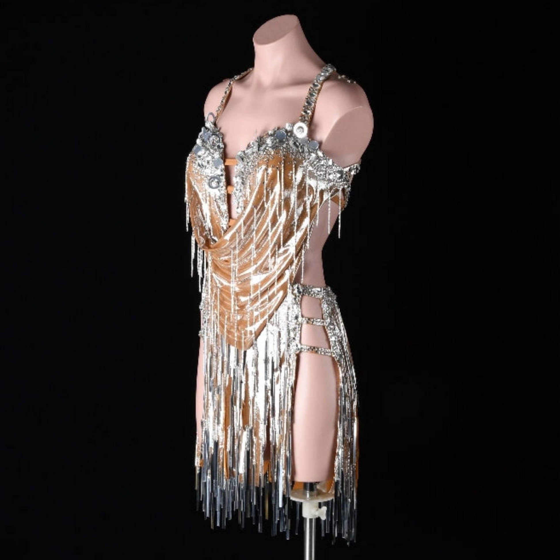 Latin Dance Dress Crystal Eclipse